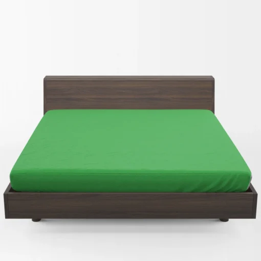 Malachite Green Color Fitted Sheet 1