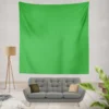 Malachite Green Color Wall Tapestry