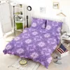 Malva Flowers Pattern Bedding Set