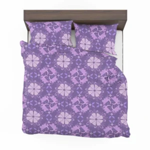 Malva Flowers Pattern Bedding Set 2