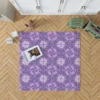 Malva Flowers Pattern Rug