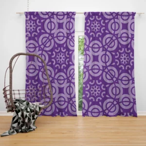 Mandala Oriented Ethnic Pattern Curtain