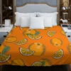 Mandarin Slice Mandarin Pattern Duvet Cover