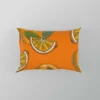 Mandarin Slice Mandarin Pattern Pillow Case