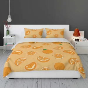 Mandarin Slices Pattern Bedding Set 1