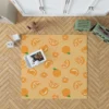 Mandarin Slices Pattern Rug