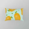 Mango Fruit With Leaves Design Pillow Case