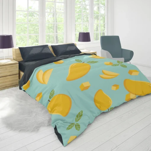 Mango Sliced And Cube Cuts Duvet Cover 1