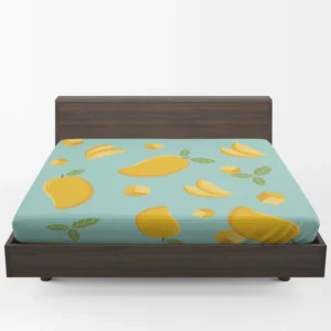 Mango Sliced And Cube Cuts Fitted Sheet 1