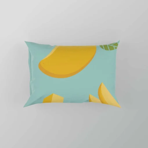 Mango Sliced And Cube Cuts Pillow Case