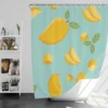 Mango Sliced And Cube Cuts Shower Curtain