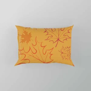 Maple Leaves Fall Botanical Design Pillow Case