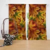 Maple Leaves Fall Pattern Curtain