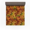 Maple Leaves Fall Pattern Fitted Sheet