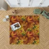 Maple Leaves Fall Pattern Rug