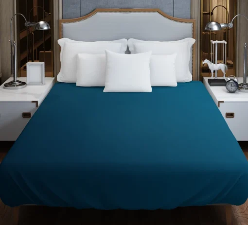 Marine Blue Gradient Duvet Cover