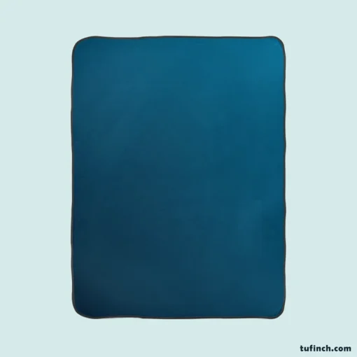 Marine Blue Gradient Fleece Blanket 1