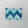 Marine Color Zigzag Pattern Pillow Case