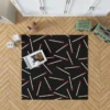 Match Stick Red Head Pattern Rug