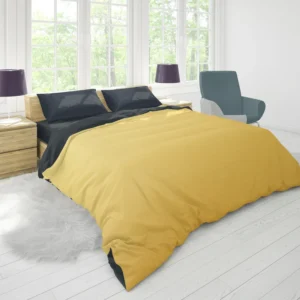 Matt Gold Color Duvet Cover 1