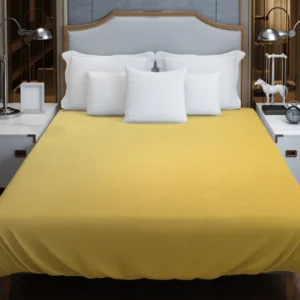 Matt Gold Color Duvet Cover