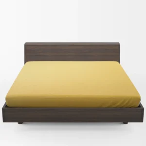 Matt Gold Color Fitted Sheet 1