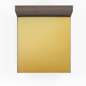 Matt Gold Color Fitted Sheet