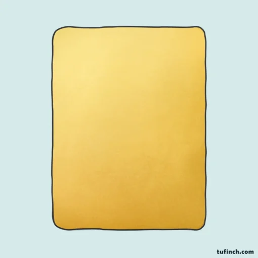 Matt Gold Color Fleece Blanket 1