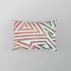 Maze Geometric Seamless Pattern Pillow Case