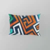 Maze-inspired Seamless Pattern Pillow Case