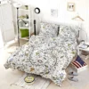 Medieval Wild Flowers Pattern Bedding Set