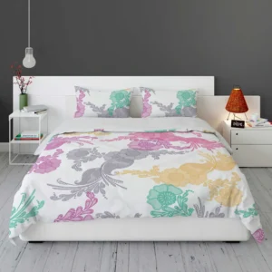 Mehndi Indian Floral Bedding Set 1