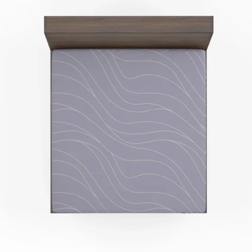 Melrose Abstract Wavy Design Fitted Sheet