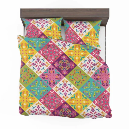 Mexican Talavera Attractive Colored Bedding Set 2