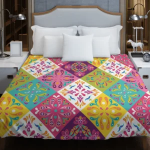 Mexican Talavera Attractive Colored Duvet Cover