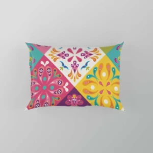 Mexican Talavera Attractive Colored Pillow Case