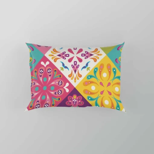 Mexican Talavera Attractive Colored Pillow Case