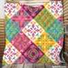 Mexican Talavera Attractive Colored Quilt Blanket