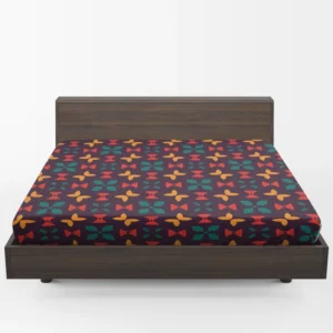 Mini Butterfly Style Aztec Tribal Design Fitted Sheet 1