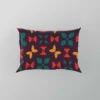 Mini Butterfly Style Aztec Tribal Design Pillow Case