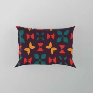 Mini Butterfly Style Aztec Tribal Design Pillow Case