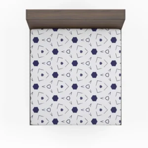 Mini Hexagon Abstract Pattern Fitted Sheet