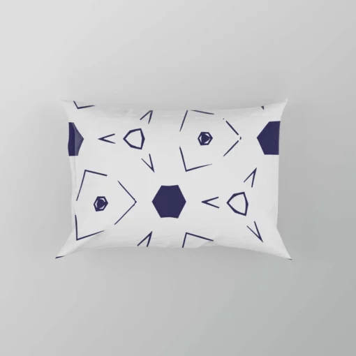 Mini Hexagon Abstract Pattern Pillow Case