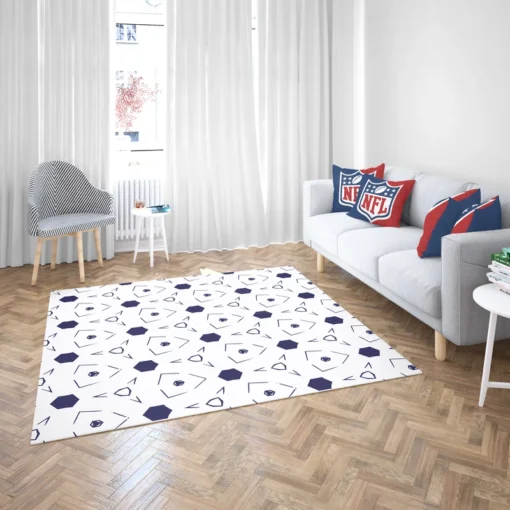 Mini Hexagon Abstract Pattern Rug 2