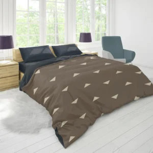 Mini Triangle Chic Minimalist Duvet Cover 1