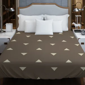 Mini Triangle Chic Minimalist Duvet Cover