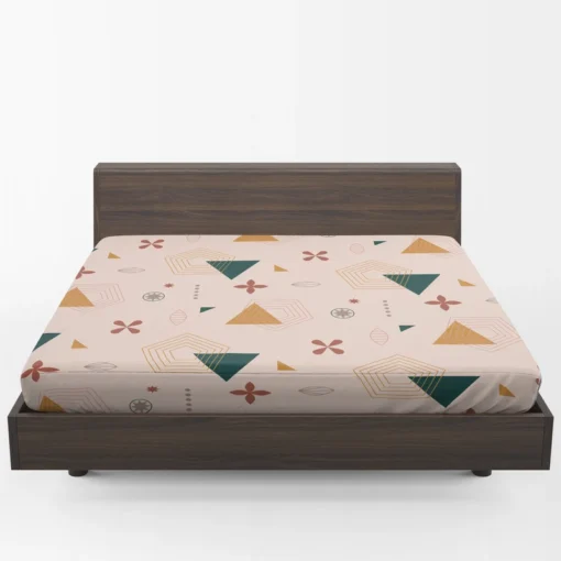 Mini Triangle Geometric Pattern Fitted Sheet 1