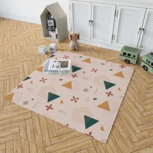 Mini Triangle Geometric Pattern Rug 1