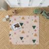 Mini Triangle Geometric Pattern Rug