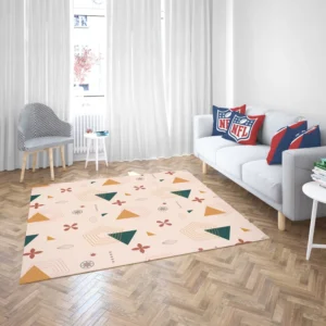 Mini Triangle Geometric Pattern Rug 2